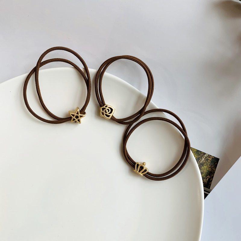 Rubber band hair accessories women's hair ring Korea's new net red hair ring hair Sen simple and versatile hair ring