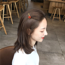 Korean hairclip female adult Joker elegant hair card simple cute color hair ball clip side clip