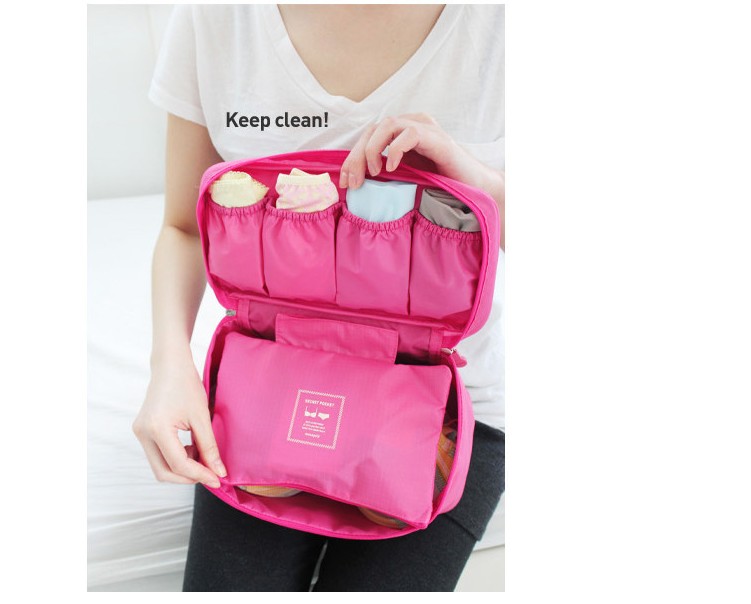 Travel waterproof wash bag bra storage bag underwear underwear socks storage box portable fabric finishing bag