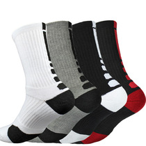 Basketball socks professional sports low medium and high mens and womens long and short tube non-slip stinky towel bottom thickened Elite socks cotton socks