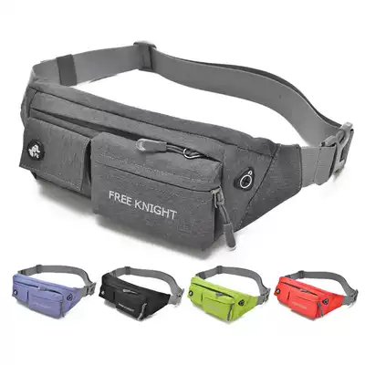 Fanny pack men's and women's new running mobile phone bag sports fanny pack men's multi-function canvas mini outdoor fitness equipment