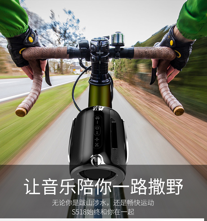 Loa Bluetooth không dây Yalan Shi Loa di động ngoài trời Mini Loa Trang chủ Di động thừa loa siêu trầm Điện thoại di động phổ quát Cannon Car Card Player Impact - Trình phát TV thông minh 