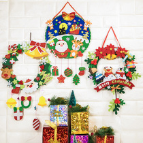 Christmas gift cut-free non-woven handmade fabric diy adult material bag door ring wall hanging accessories