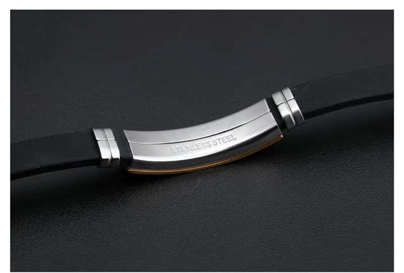 Silicone Cross Vòng đeo tay nam tính cách Hàn Quốc Tide Vòng đeo tay nam Sinh viên Trang sức của Scorpion Vòng đeo tay Trang sức vòng cartier