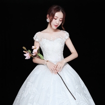 Wedding Dress 2022 New Bridal Temperament Wedding Dress Minimalist Dresses Superfairy Dreamy Slim and Slim Palace