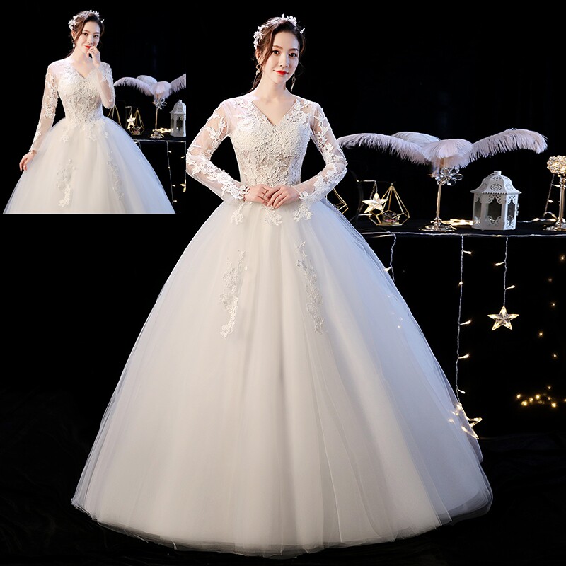 Senshin Super Fantasy Wedding Dream 2023 new temperament bride shades the small arm with a simple and thin shoulder