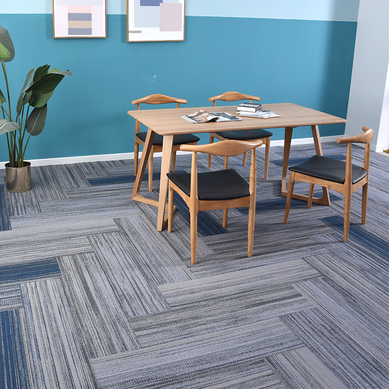 Splicing carpet commercial nylon fire-proof carpet office full of square office building Hotel soundproofing carpet