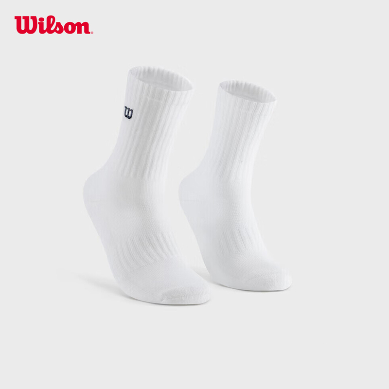 Wilson Wilson Sports Socks Professional Tennis Socks Wrap Protection White/Black S/M/L