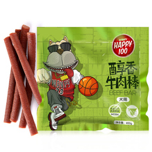 顽皮宠物狗狗醇香牛肉棒400g