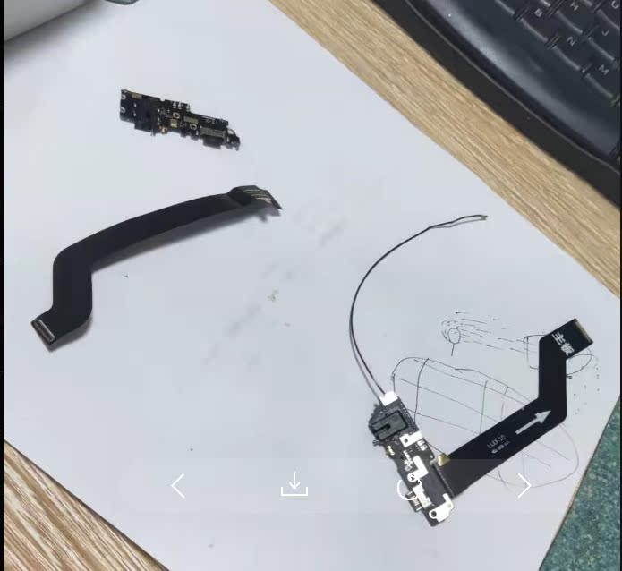 Meizu M891Q 892Q 971Q 973Q 926Q 872Q original motherboard cable charging cable small board