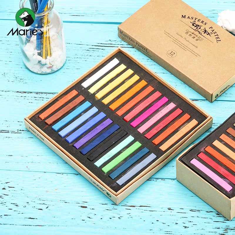 Marley toner paintbrush 48 color 36 color 24 color horsepower colored chalk painted pink hand-painted professional drawing pen