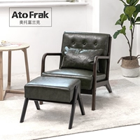 Диван из натурального дерева, ткань для отдыха для спальни, простой и элегантный дизайн