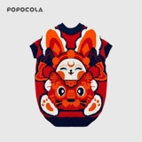 Зимний праздничнный демисезонный весенний свитер, год кролика