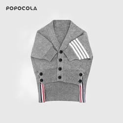 Trendy Brand Puppy Sweater Clothing Cardigan Schnauzer Bichon Frise Yorkshire French Bulldog Pet Cat Autumn and Winter Style Winter Season