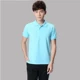 Quần áo công sở Áo thun nam và nữ in ngắn tay in họa tiết ve áo mùa hè cotton chì polo yếm tùy chỉnh logo màn hình lụa