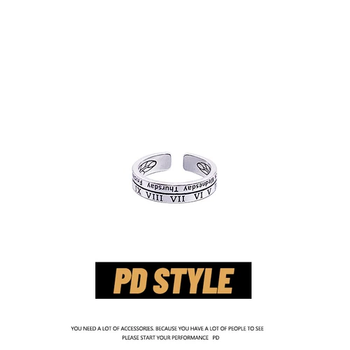 Tide, ретро кольцо с буквами для влюбленных, на указательный палец