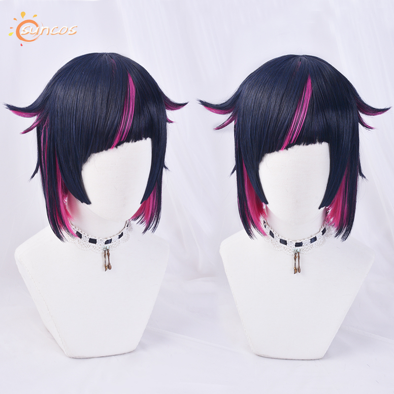 Suncos Twisted Wonderland Sleeping Beauty Lilia Vanrouge Cosplay Wig Maleficent Highlights