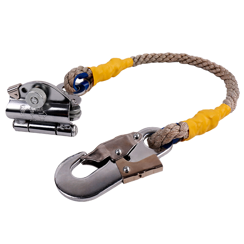 High-altitude work safety rope self-locking device pendant nylon rope anti-fall device outdoor construction air conditioning installation protection