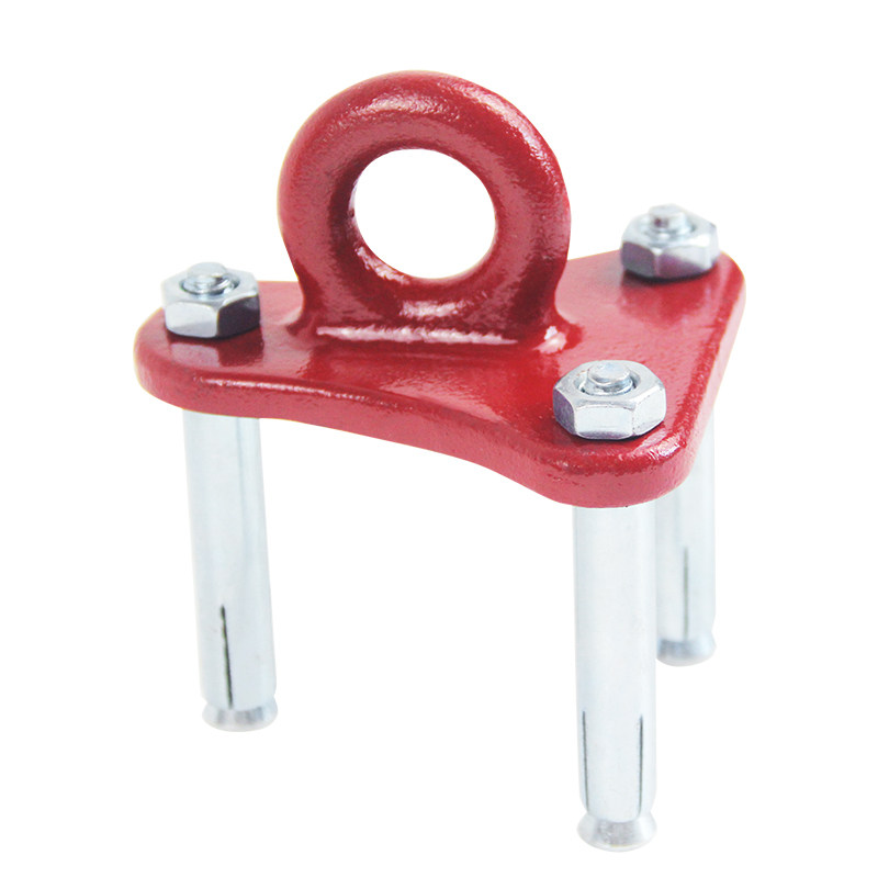 Aid state fire rope Fire escape rope Safety rope fixing device Three-legged bracket hook 3 angle frame with expansion screws