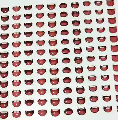 Doll Crystal Mouth Paste Mix Specifications 100 Pictures Random