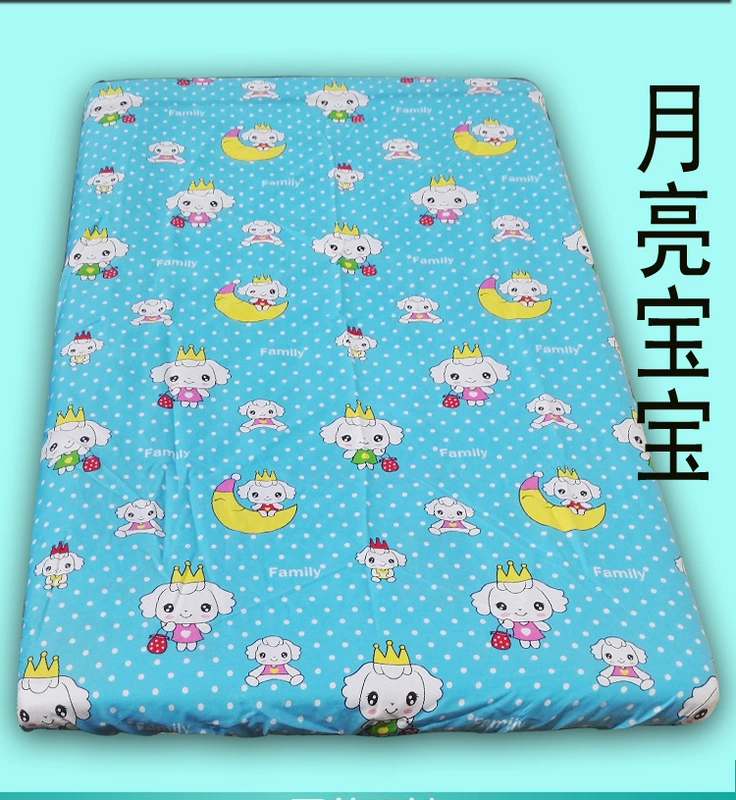 Giường cũi trẻ sơ sinh cotton trải giường trẻ em nệm mẫu giáo 1.2 giường đơn mảnh tùy chỉnh - Túi ngủ / Mat / Gối / Ded stuff gối chống trào ngược babieskey