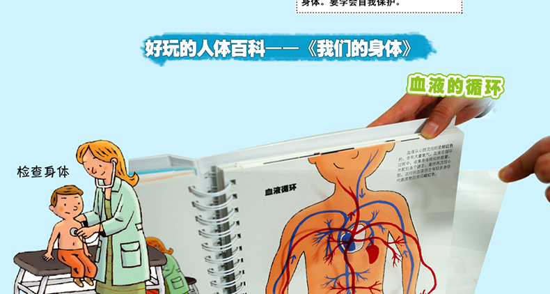 法国引进《我们的身体》儿童3D立体翻翻书 生理启蒙百科 图25