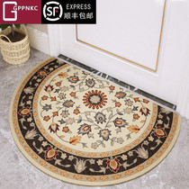 Carpet Floor Mat home semi-circle European-style Bedroom bedside doorway Entrance Foot mat Living room toilet Entrance Door Mat
