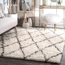 Carpet Bedroom Ins Wind Living Room Room Full Floor Cushion Large Area Brief Modern Stepped Foot Mat Striped Bedside Blanket