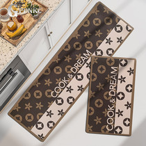 Kitchen floor mat entrance mat non-slip oil-proof waterproof erasable disposable pvc entrance mat home full carpet