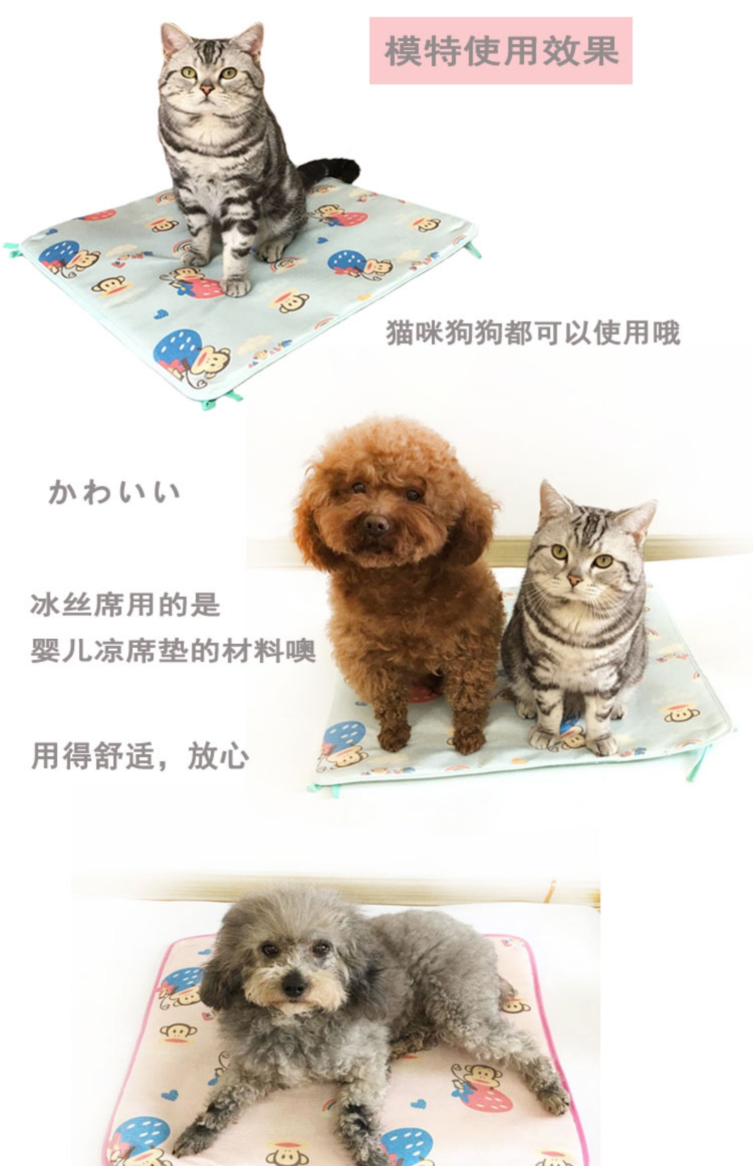 Chó mat mèo mat bốn mùa với mèo lồng mat có thể được cố định vật nuôi thảm mat cộng với bông ấm mèo mat - Cat / Dog hàng ngày Neccessities bình nước treo chuồng