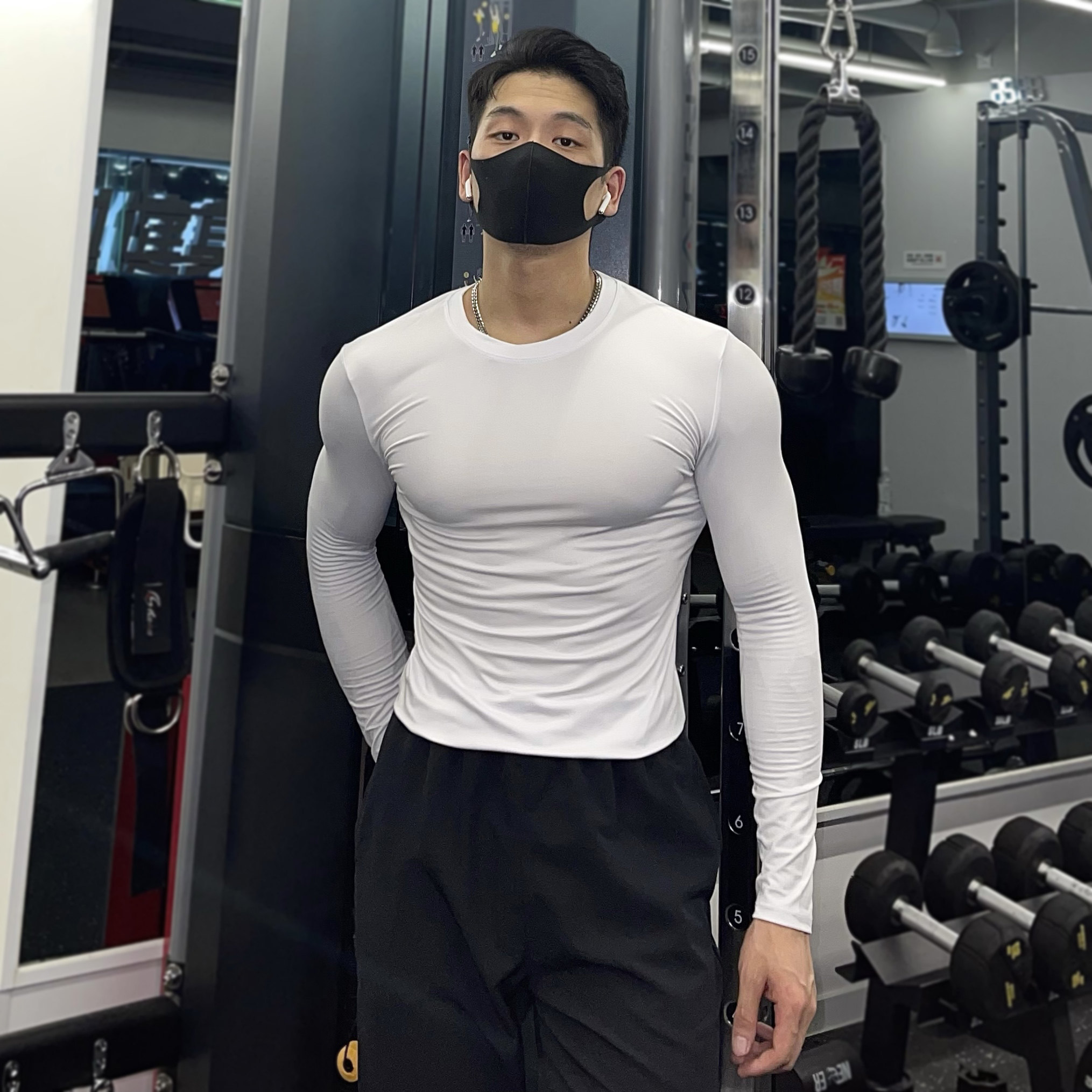 Tight Clothing Men's Long Sleeves Sports Blouses Running Training Basketball Muscle Speed Dry Suction sweat Breathable Elastic Fitness Clothes