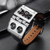 GWCKLEEDW Men Concept Fashion Creative Watch Personality Watch Square Quartz Retro Watch