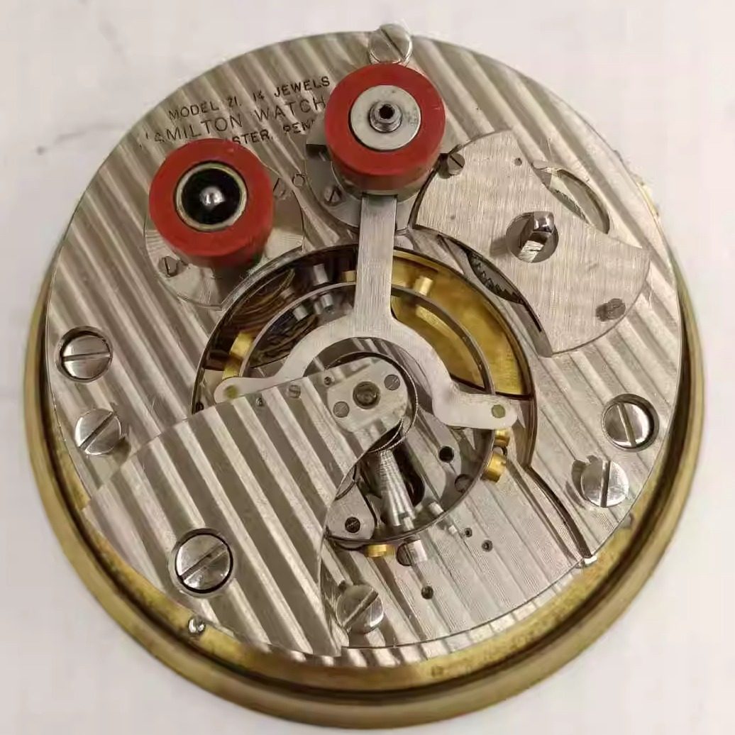 美国二战产14钻汉米尔顿Hamilton M21型航海芝麻链海军天文船钟：穿越