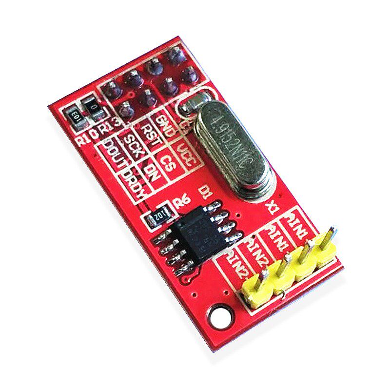 AD7705 Dual 16-bit ADC Data Acquisition Module Input Gain Programmable Design SPI Interface TM7705