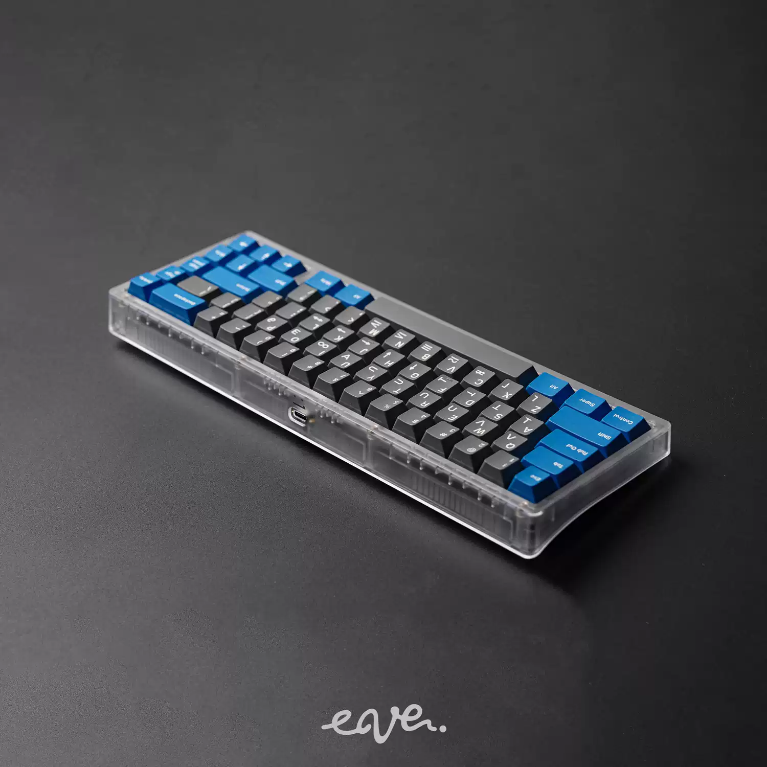 Swagkeys Transition Lite 87键透明PC塑料机械键盘全键热插拔RGB有线