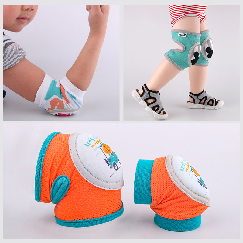 Children's knee pads Baby crawling artifact Knee pads Baby fall-proof toddler walking elbow pads Summer men's and women's knee pads
