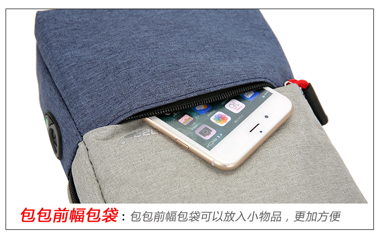 Túi ngực nam Phiên bản Hàn Quốc của túi Messenger nam Oxford vải sinh viên thể thao và túi đeo vai giải trí nhỏ ba lô túi trẻ vị thành niên túi michael kors