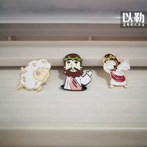 Tole brooch accessories student cartoon bag pin neckline accessories alloy badge small gift cute badge