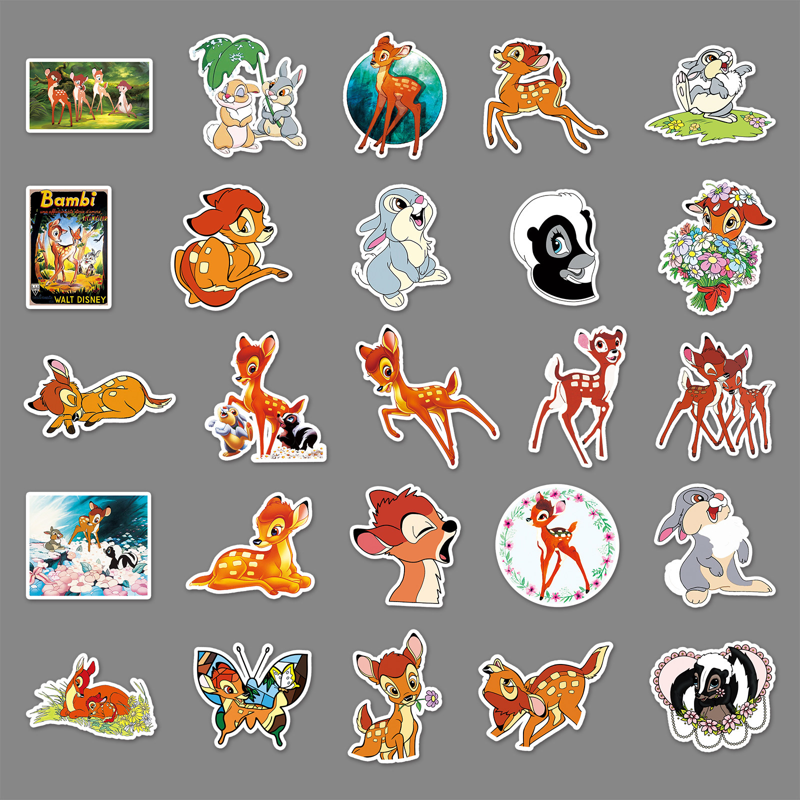 50张小鹿斑比贴纸为什么能卖爆？从供应链看儿童奖励经济的隐性利润_笔记本个性小贴纸_淘宝数码网, image size:1600x1600