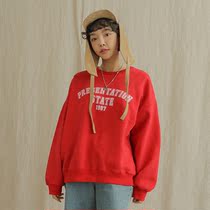 stylenanda Korean official web 21 winter new letters plus long sleeves loose lavet sweater