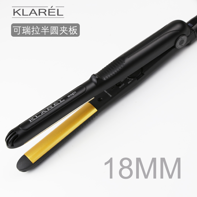 Korea original Klarel semi-arc splint straight roll dual-use concave shaped hair root fluffy