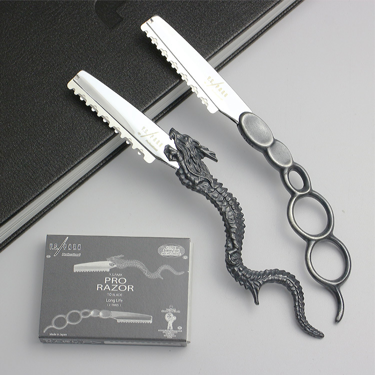 Japanese Imported Yspark Thinning Blades, Japanese-Style Dragon-Shaped Hairdressing Scissors, Ys Thinning Knife, Hair Thinning Tool