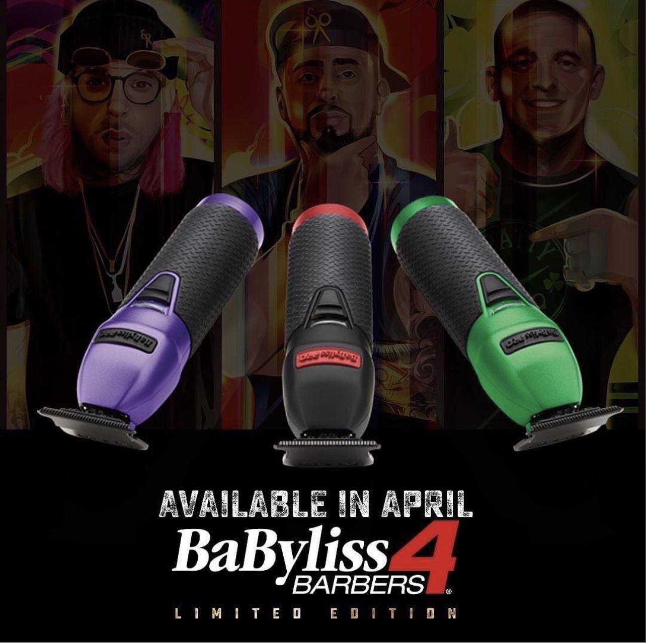 BaByliss Fashion Fashion Tide Series Oil Head Engraved Electric Push Cutting Copper Professional Hair Scratch