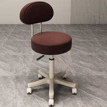 Internet celebrity lifting round stool rotating pulley barber shop master stool makeup stool hair salon special nail beauty stool