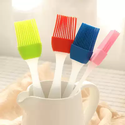 High temperature resistant silicone brush barbecue brush oil brush does not lose hair baking barbecue cream brush kitchen supplies