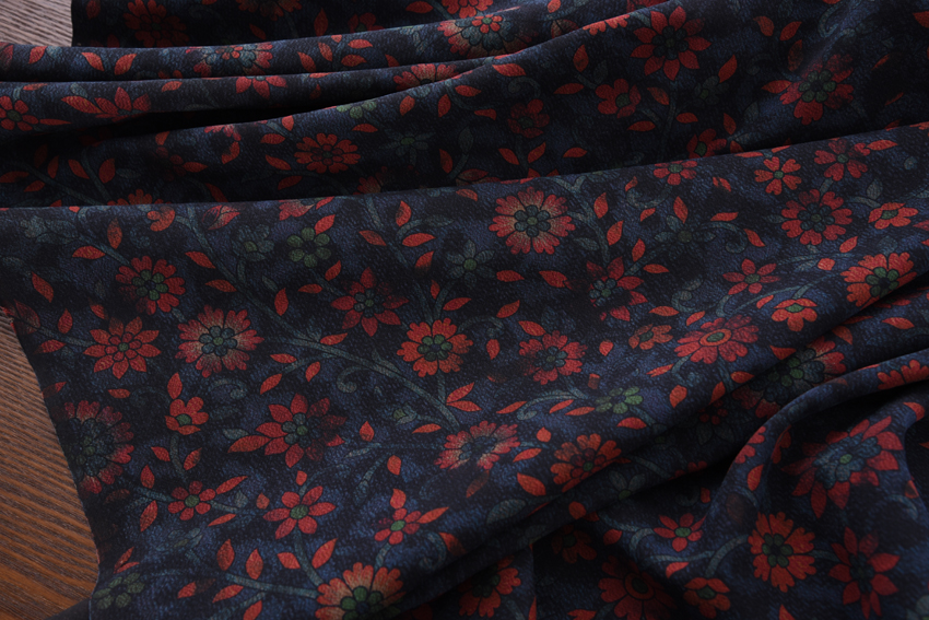 35 Mumi lụa nặng Silk Silk Silk Silk hoa vải rộng 1.1 mét lụa thật đặc biệt - Vải vải tự làm vải dạ len