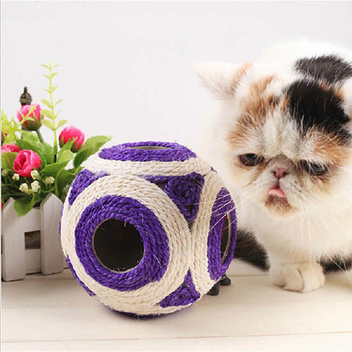 Cat supplies pet toy ball cat ball sisal cat toy sisal ball cat plush toy cat cat toy amusing cat