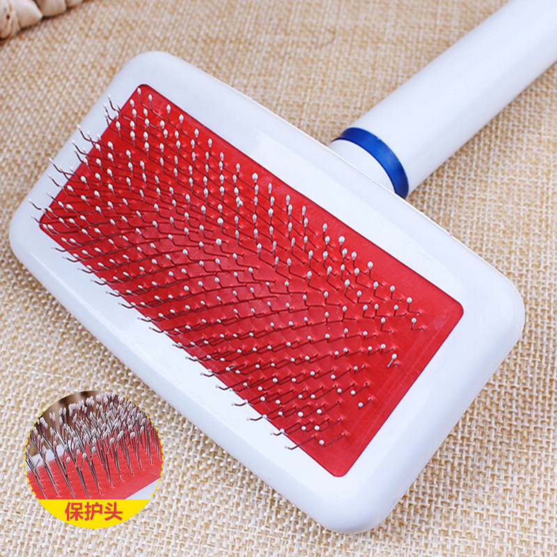 Cat Dog Supplies Pet Hair Brush Dog Comb Cat Comb Teddy Gold Wool Open Knot Comb Large Dog Dog Brush Hairbrush