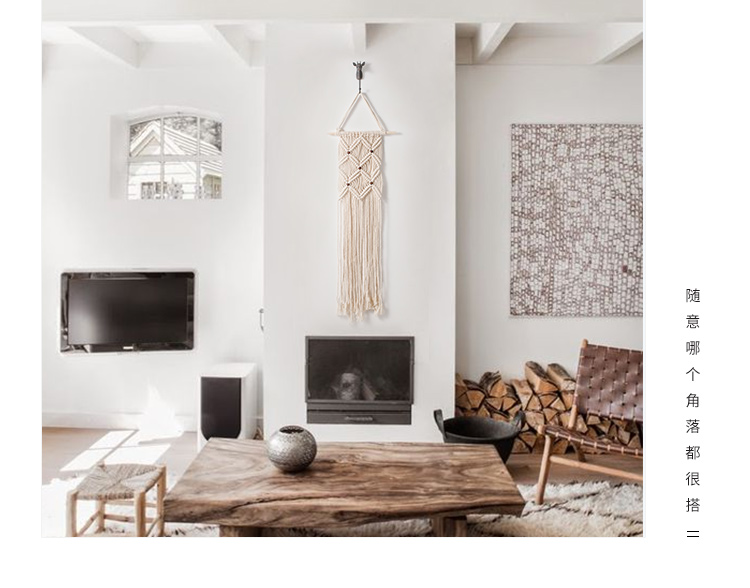 Tấm thảm ADOUSHOME Bắc Âu tối giản bạt văn học nhiếp ảnh nền vải in treo tranh tường sơn tường bao phủ tường thảm treo tường mandala