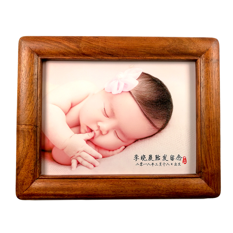 Spotlight spot fetal hair painting custom baby baby zodiac cow diy homemade full moon 100 days fetal hair souvenir production